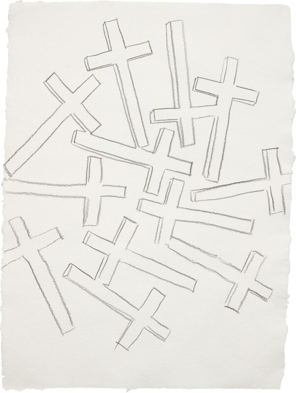 Andy Warhol, ‘Crosses’, ca. 1981-1982., Drawing, Collage or other Work on Paper, Graphite on HMP paper, Phillips
