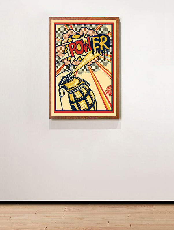 Shepard Fairey, ‘Power Offset’, ca. 2013, Print, Screenprint, Saguaro Gallery