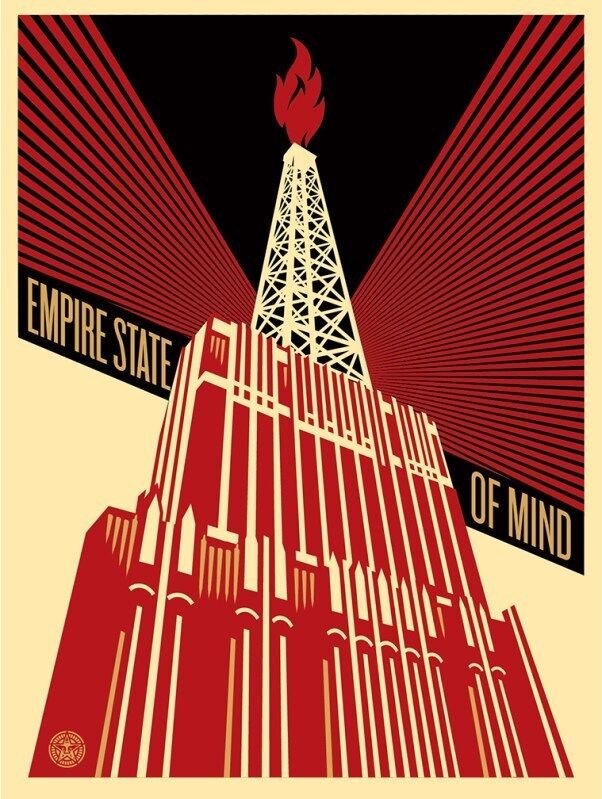 Shepard Fairey, ‘Empire State Of Mind’, 2014, Print, Screen print on paper, Dope! Gallery