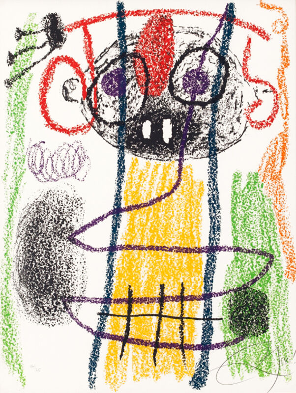 Joan Miró, ‘from ‘ Album 21’’, 1978, Print, Color Lithograph, Masterworks Fine Art
