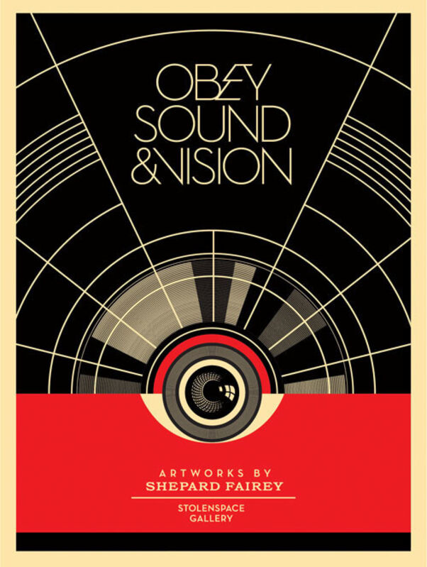 Shepard Fairey, ‘Obey Sound & Vision’, 2012, Print, Screenprint in colours on paper, DIGARD AUCTION