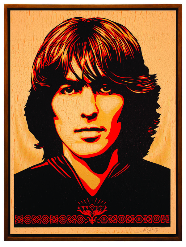 Shepard Fairey, ‘Poster for George ’, 2014, Mixed Media, Screen print on wood panel, Underdogs Gallery