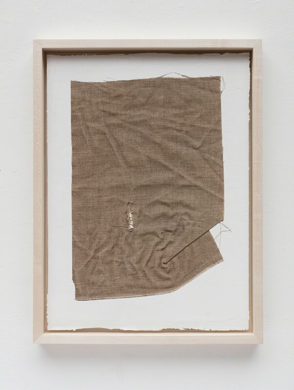 Analía Saban, ‘Linen Canvas with Rupture on Acrylic Paint’, 2015, Print, Pigmented ink print on acrylic paint, The Lapis Press