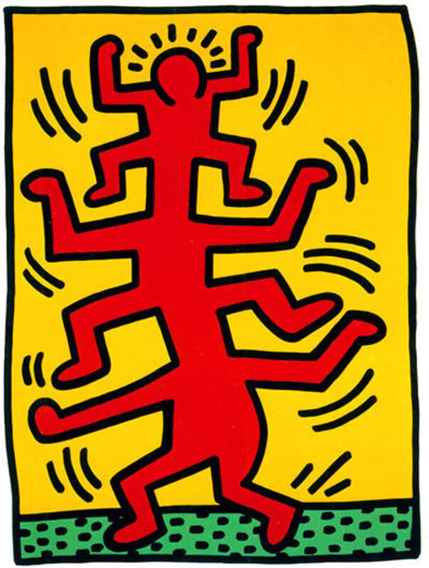 Keith Haring, ‘Growing #1’, 1988, Print, Dorian Grey Projects