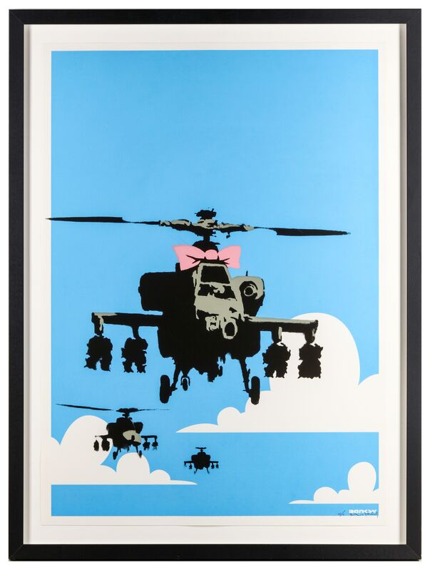 Banksy, ‘Happy Chopper (AP)’, 2003, Print, Screenprint In Colours, Chiswick Auctions