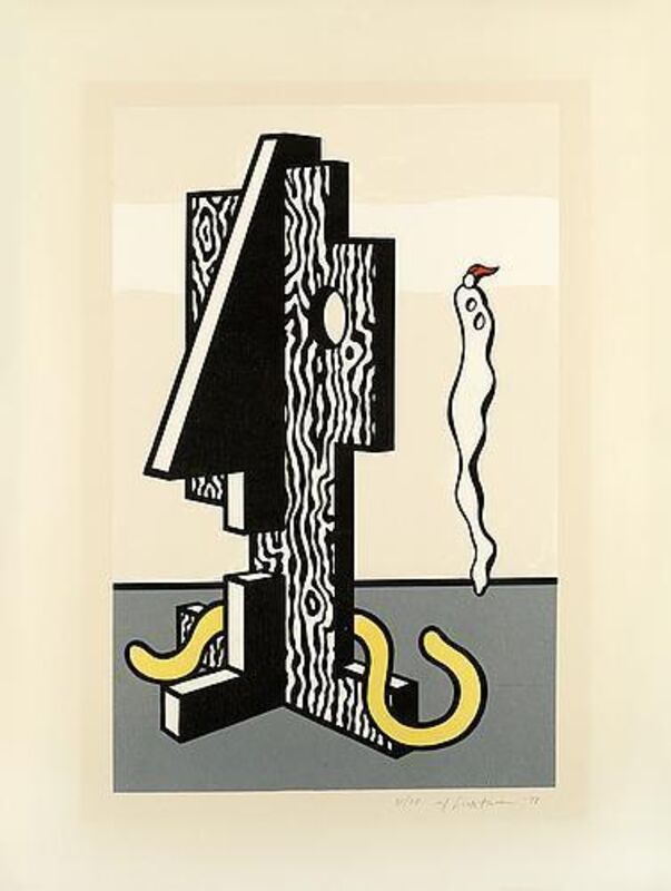 Roy Lichtenstein, ‘Figures (From Surrealist Series)’, 1978, Print, Lithograph in colours on Arches paper 88, Art Republic