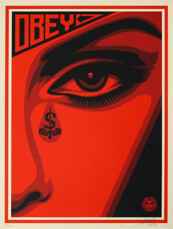 Shepard Fairey, ‘Eye Alert (Matching Print Set)’, 2010, Print, Limited edition serigraph on paper, Addicted Art Gallery