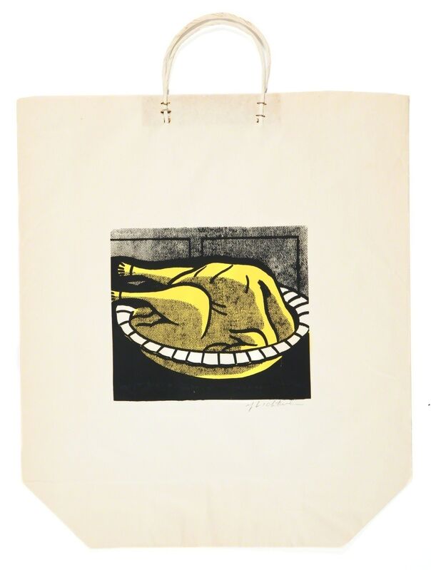 Roy Lichtenstein, ‘Turkey Shopping Bag (Corlett. App.4)’, 1964, Print, Screenprint in colours, Forum Auctions