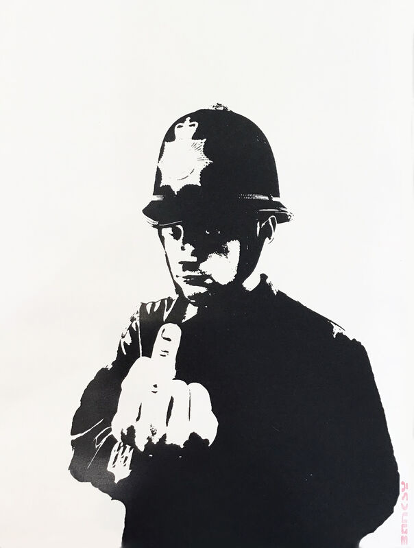 Banksy, ‘Rude Copper - Unsigned ’, 2002, Print, Screen print on paper, Hang-Up Gallery