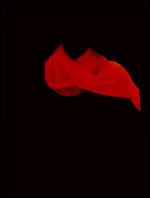 Sarah Charlesworth, ‘Red Scarf’, 1983, Photography, Cibachrome with lacquered wood frame, Paula Cooper Gallery