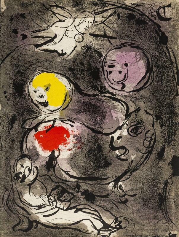 Marc Chagall, ‘Five Lithographs from (from Verve Vol. VIII) (Cramer 25; Mourlot 124, 133, 140, 141, 142)’, 1956, Print, Five lithographs printed in colours, Forum Auctions