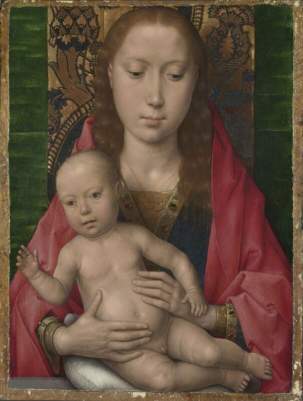 Hans Memling, ‘Virgin and Child’, perhaps about 1475, Painting, Oil on oak, The National Gallery, London