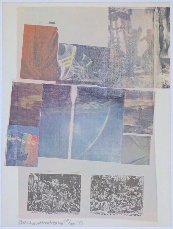 Robert Rauschenberg, ‘People Have Enough Trouble Without Being Intimidated by an Artichoke’, 1979, Print, Color lithograph, Kim Eagles-Smith Gallery