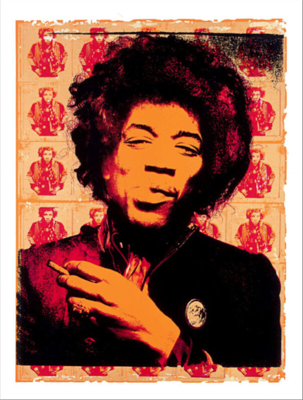 Gered Mankowitz, ‘Jimi Hendrix Purple Haze’, N/A, Print, Silkscreen print, Masterpiece Art