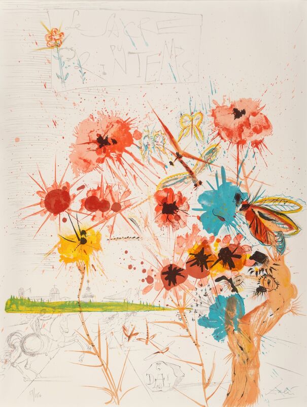 Salvador Dalí, ‘Le sacre du printemps’, 1966, Print, Lithograph in colors on paper, Heritage Auctions