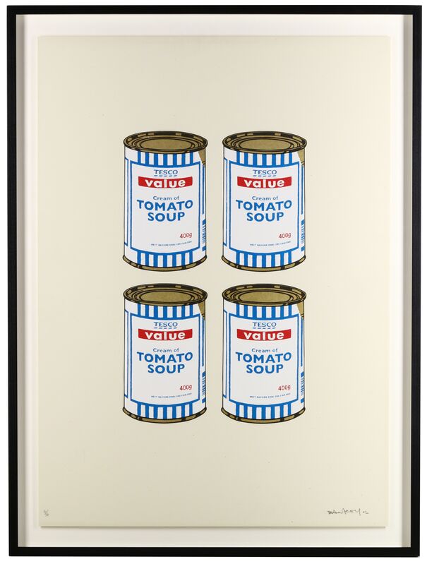 Banksy, ‘Soup Cans Quad (Cream Paper)’, 2006, Print, Screenprint In Colours, Chiswick Auctions