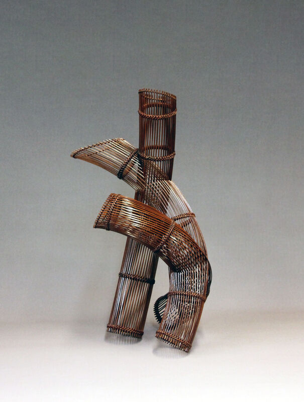 Watanabe Chiaki, ‘Crossing’, 2018, Sculpture, Madake bamboo, rattan, TAI Modern