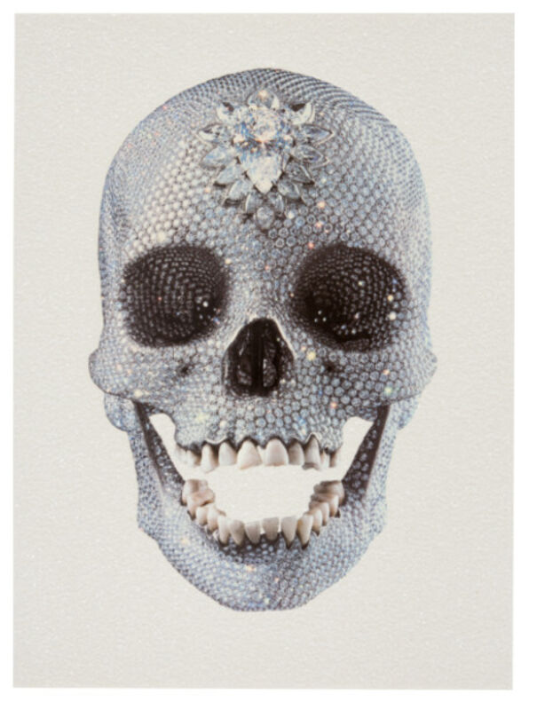 Damien Hirst, ‘For The Love Of God’, 2009, Print, Silkscreen with diamond dust, The Drang Gallery
