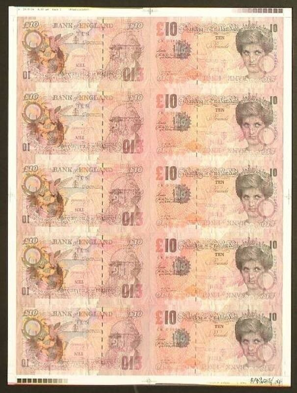 Banksy, ‘Di-Face Tenners Artist Proof’, 2004, Print, Litho Print, Gallery Nosco