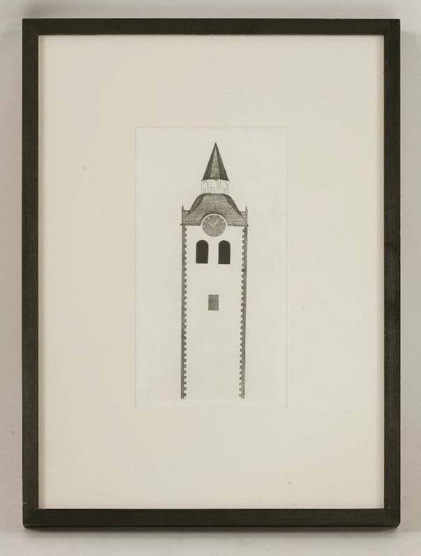 David Hockney, ‘The Clock Tower and The Clock (Tokyo 76)’, 1969, Print, Etching and aquatint, Sworders