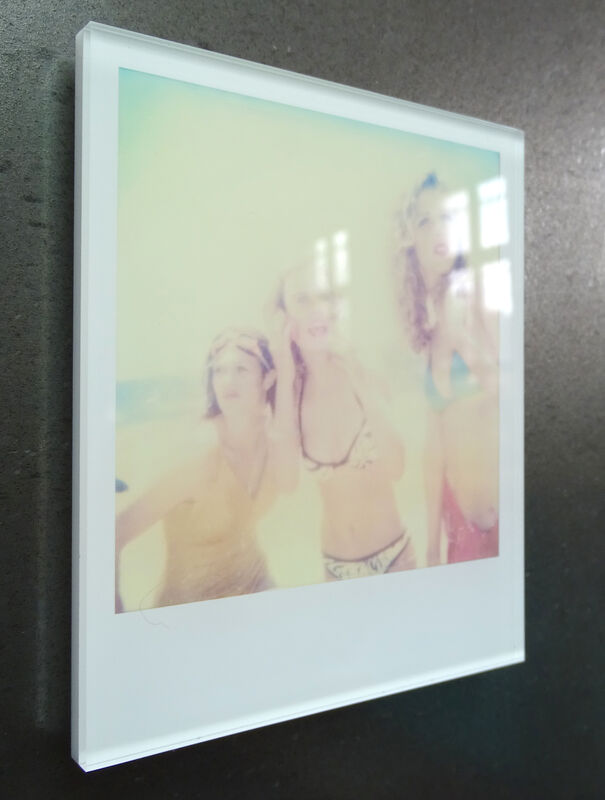 Stefanie Schneider, ‘Stefanie Schneider's Minis 'Untitled #2' (Beachshoot) featuring Radha Mitchell’, 2005, Photography, Lambda digital Color Photographs based on a Polaroid, sandwiched in between Plexiglass, Instantdreams