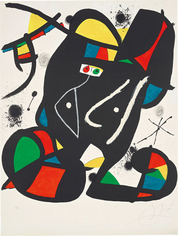 Joan Miró, ‘Colpir sense nafrar 3 (To Strike without Sneezing 3)’, 1981, Print, Lithograph in colours, on Guarro paper, the full sheet., Phillips