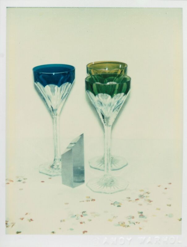 Andy Warhol, ‘Committee 2000 Champagne Glasses’, 1982, Photography, Polaroid, Hedges Projects