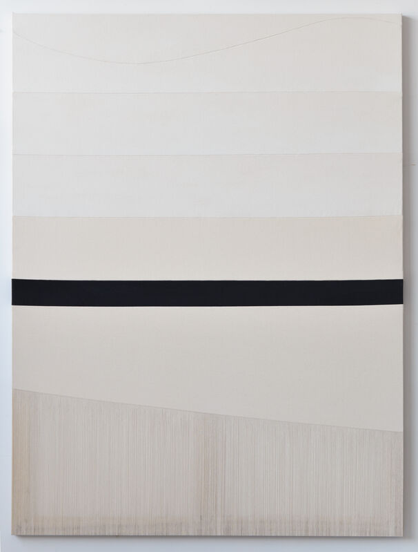 Rebecca Ward, ‘the hum’, 2019, Painting, Acrylic on stitched canvas, Ronchini Gallery 