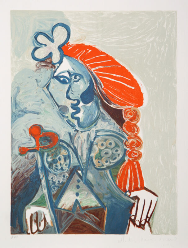 Pablo Picasso, ‘La Femme Avec le Béret Rouge, 1968’, 1979-1982, Print, Lithograph on Arches paper, RoGallery