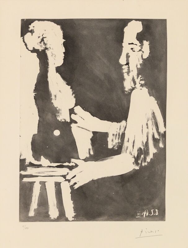 Pablo Picasso, ‘Sculpteur au Travail, from The Sable Mouvant’, 1964, Print, Aquatint on wove paper, Heritage Auctions