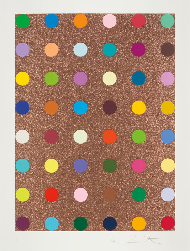 Damien Hirst, ‘Carvacrol’, 2008, Print, Screenprint in colours with bronze glitter, on wove paper, with full margins., Phillips