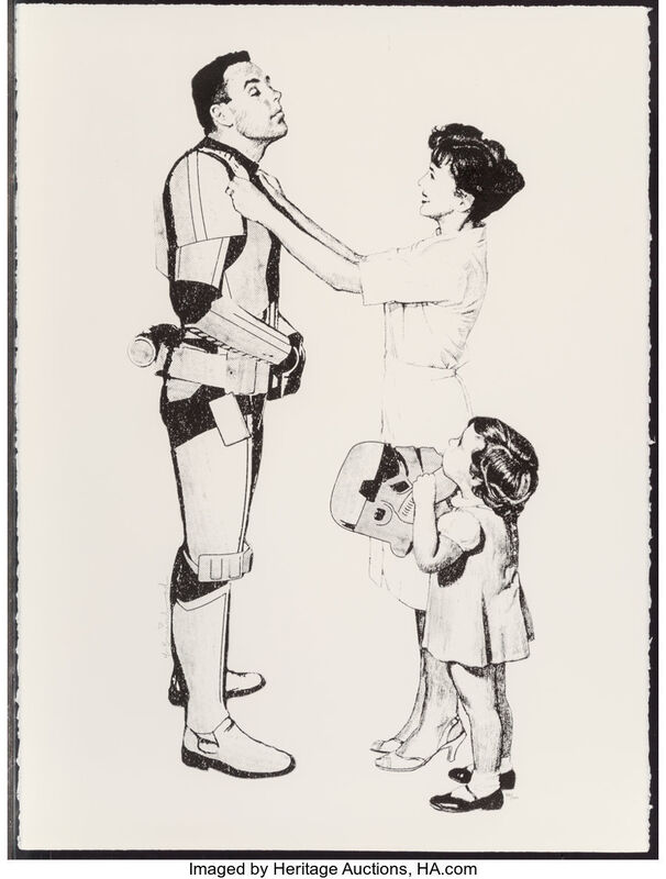 Mr. Brainwash, ‘Late for Work (Stormtrooper)’, 2010, Print, Screenprint on wove paper, Heritage Auctions