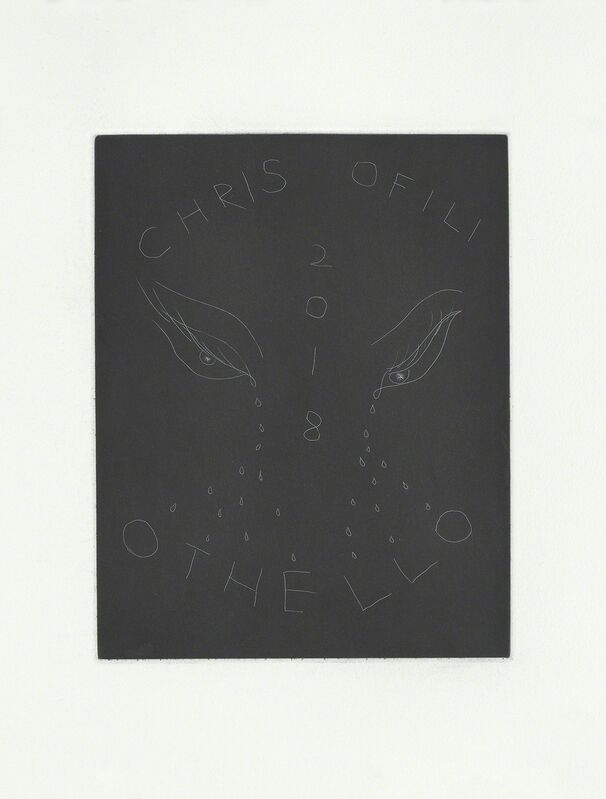 Chris Ofili, ‘Othello’, 2018, Print, Suite of 10 etchings with title page and colophon,  aquatint, black mica, and white ink, Two Palms