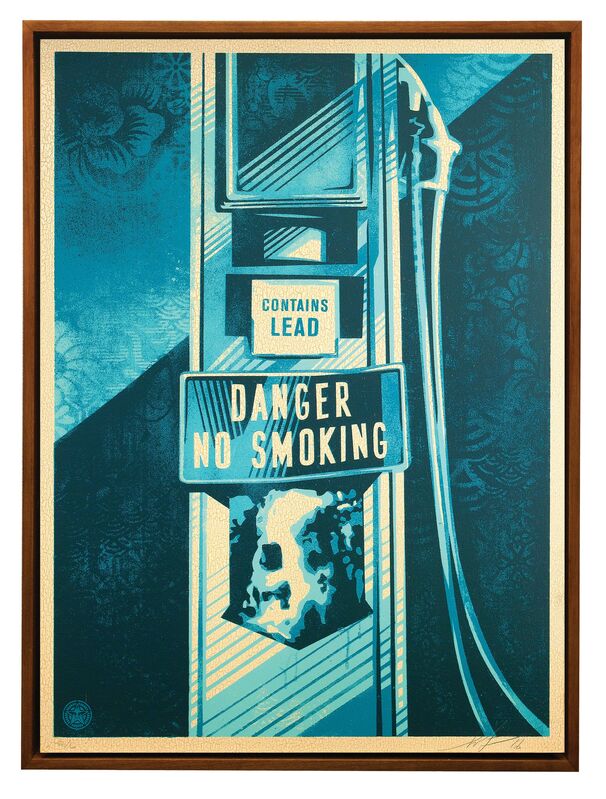 Shepard Fairey, ‘Danger No Smoking’, 2016, Print, Silkscreen on Wood Panel, Galerie Ernst Hilger 