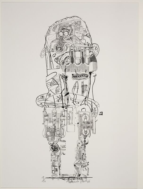 Eduardo Paolozzi, ‘Standing Figure’, 1956, Print, Lithograph, Dallas Museum of Art