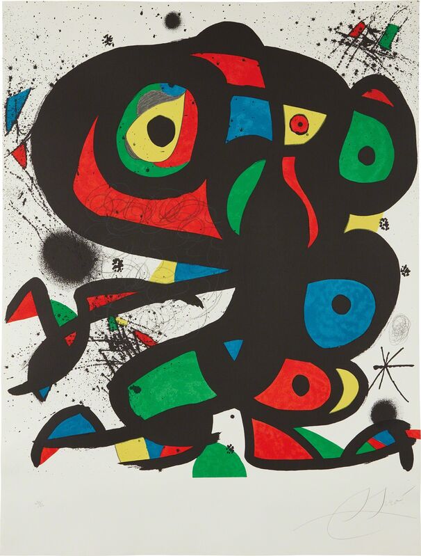 Joan Miró, ‘Colpir sense Nafrar 2’, 1981, Print, Lithograph in colors, on Guarro paper, the full sheet, Phillips