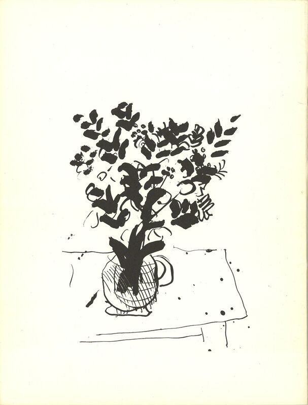 Marc Chagall, ‘Derriere le Miroir, no.198 Back Cover’, 1972, Print, Lithograph, ArtWise