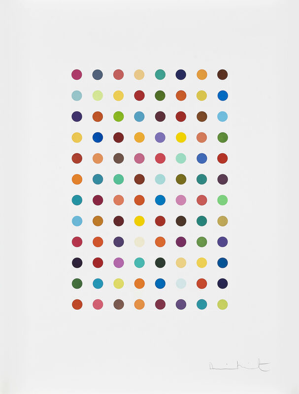 Damien Hirst, ‘Xylene Cyanol Dye Solution’, 2005, Print, Etching in colors, Seoul Auction
