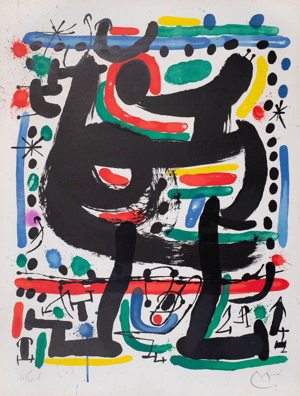 Joan Miró, ‘Opening of the Mourlot Atelier in New York’, 1967, Print, Lithograph, Gallery de Sol