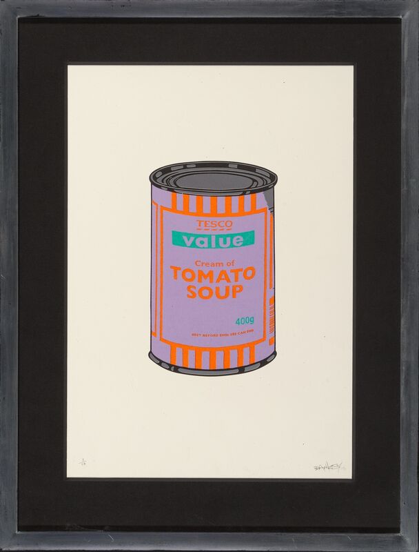 Banksy, ‘Soup Can (Purple/Orange/Blue)’, 2005, Print, Screenprint in colors on wove paper, Heritage Auctions