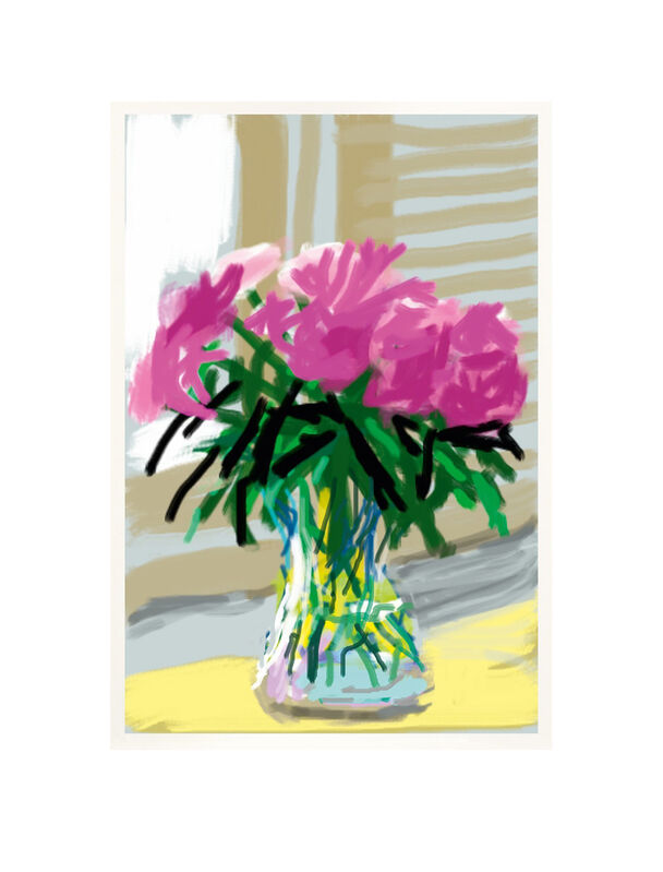 David Hockney, ‘iPhone drawing 'No. 535', 28th June 2009’, 2019, Print, 8 color ink–jet print on cotton fibre archival paper, Kenneth A. Friedman & Co.