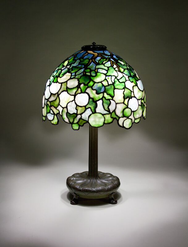 Tiffany Studios, ‘Snowball Table Lamp’, ca. 1904, Design/Decorative Art, Leaded glass and bronze, Lillian Nassau LLC