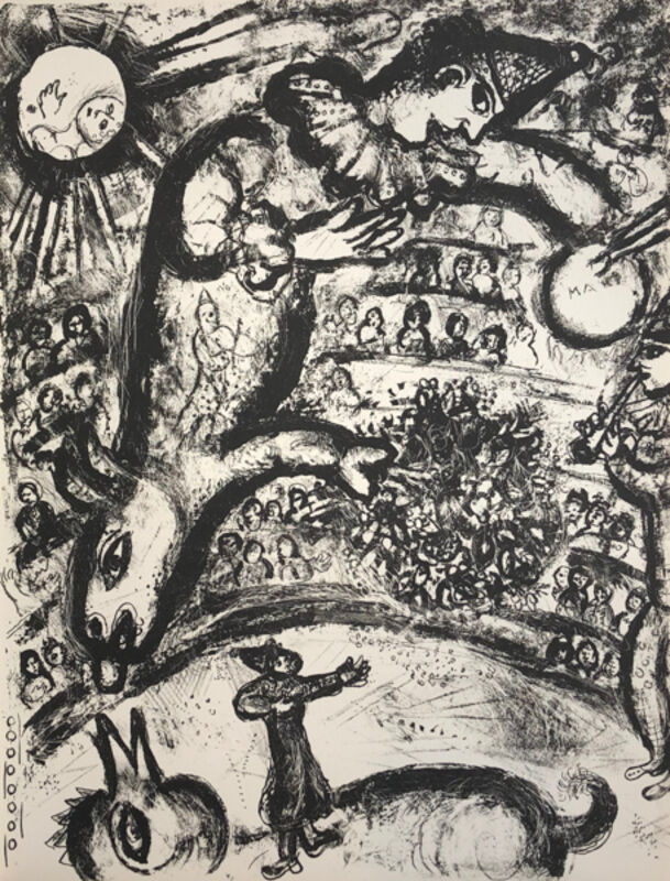 Marc Chagall, ‘Le Cirque M. 526’, 1967, Print, Original Lithograph on Velin d'Arches Wove Paper, Galerie d'Orsay
