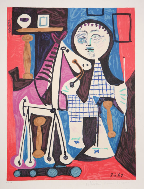 Pablo Picasso, ‘Claude a Deux Ans’, 1973-originally created in 1949, Print, Lithograph on Arches Paper, RoGallery