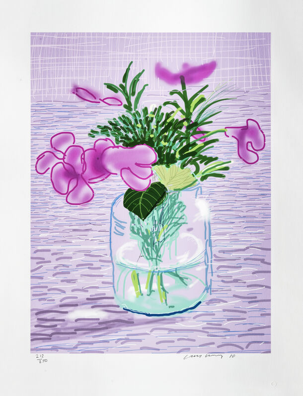 David Hockney, ‘Untitled 329’, 2010, Other, IPad Drawing printed in colours on cotton-fibre archival paper, Tate Ward Auctions