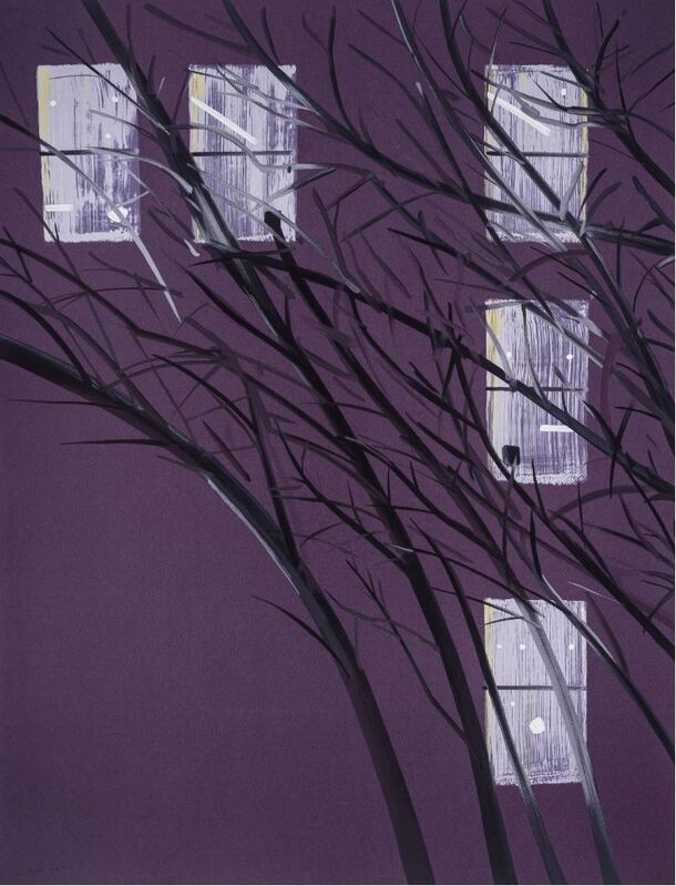 Alex Katz, ‘Purple Wind ’, 2017, Print, 22-color silkscreen on Saunders 425 gsm paper, Frank Fluegel Gallery