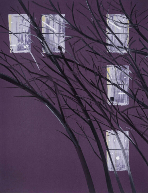 Alex Katz, ‘Alex Katz, Purple Wind’, 2017, Print, Silkscreen, Oliver Cole Gallery