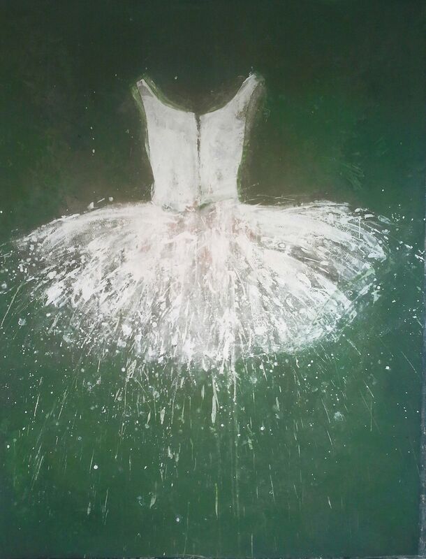 Ewa Bathelier, ‘Primavera Dress’, 2014, Painting, Acrylic on Fabric, Galleria Ca' d'Oro