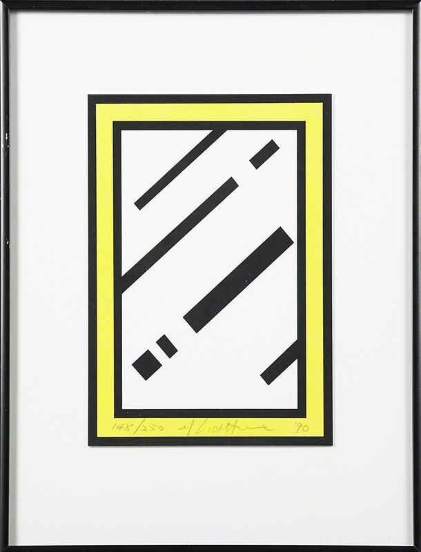 Roy Lichtenstein, ‘Mirror, from Harvey Gantt Portfolio’, 1990, Print, Screenprint in colors on 4-ply board, Rago/Wright/LAMA