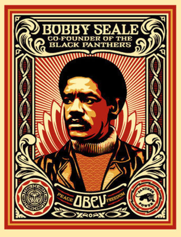 Shepard Fairey, ‘Bobby Seale Stamp’, 2004, Print, Limited Edition Silkscreen, KP Projects